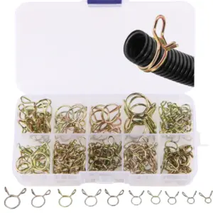 kit abraçadeiras de mola zincadas