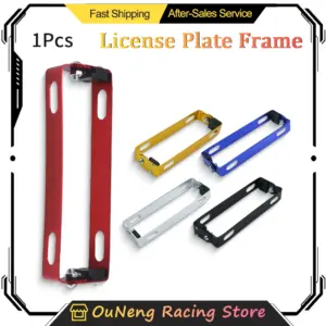 suporte de placa ajustável moto alumínio