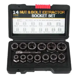 kit extrator de parafusos danificados
