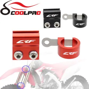 braçadeira guia mangueira freio dianteiro honda crf