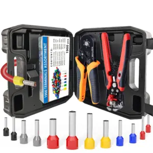 conjunto alicate crimpagem terminal