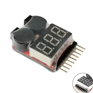 verificador de tensão bateria lipo 2-8s