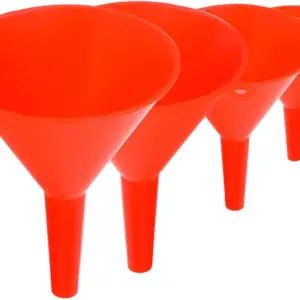 funil plástico 4 peças cozinha automotiva
