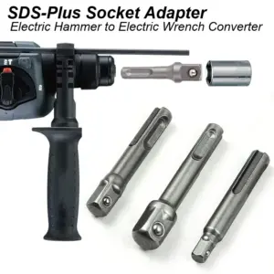 adaptador sds-plus soquete 1/4 3/8 1/2