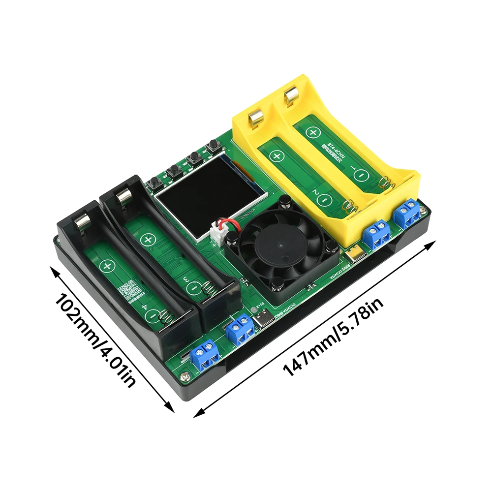 Testador de Bateria 18650 21700 4 Canais Carga Descarga - Imagem 6