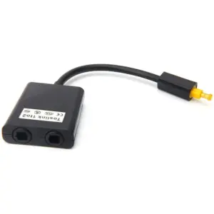 adaptador divisor audio optico toslink