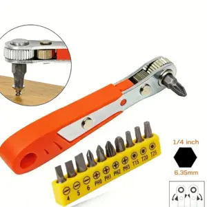 mini chave catraca hexagonal 1/4