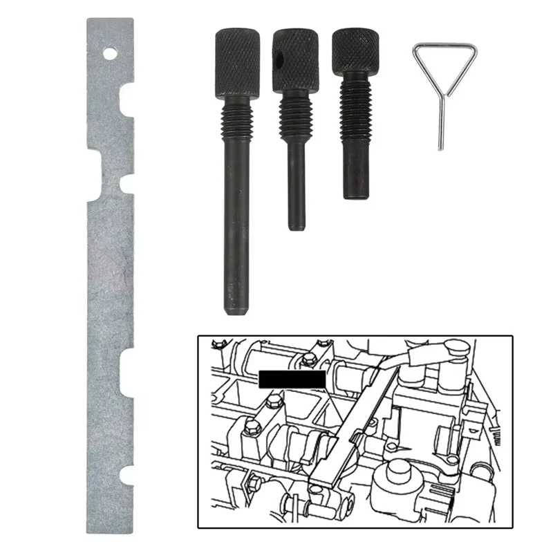Kit Ferramentas Sincronismo Motor Ford Mazda Volvo - Imagem 2