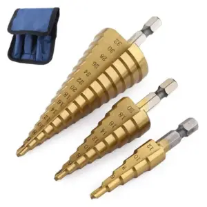 brocas escalonadas revestimento titânio