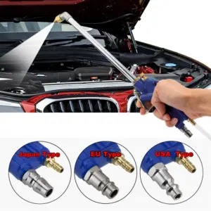 pistola de água pneumática limpeza motor automotivo