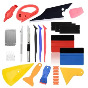 kit ferramentas aplicação vinil automotivo