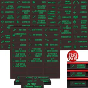 etiquetas caixa de ferramentas