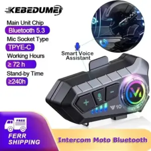 fone de ouvido bluetooth capacete motocicleta ipx6