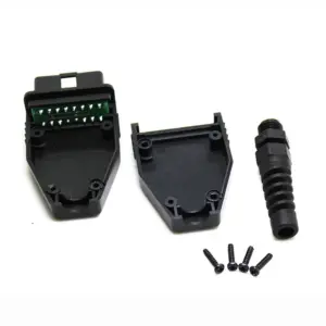 conector obd2 16 pinos macho universal