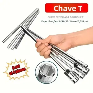 chaves de boca hexagonal cabo T automotiva