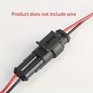 kit conector fio 2 pinos 18awg