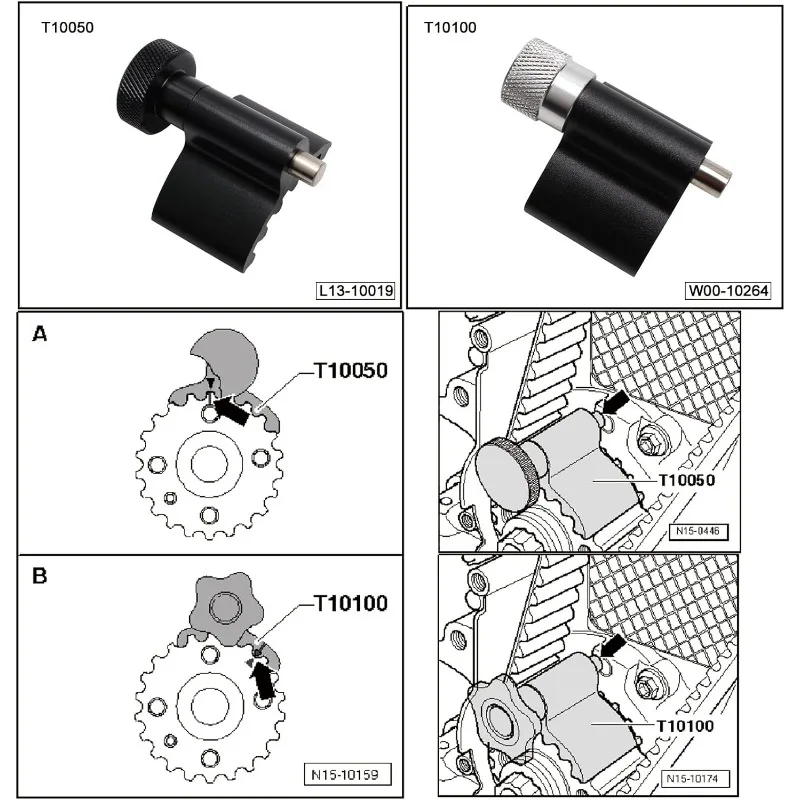 Kit Ferramentas Sincronismo Motor Diesel VW Audi 1.2 1.4 1.9 2.0 TDI - Imagem 6
