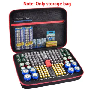 estojo organizador de baterias com testador