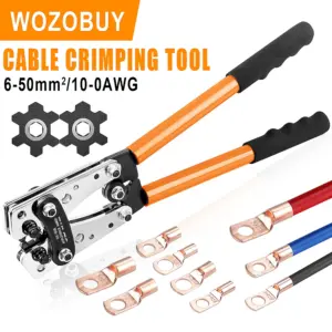 alicate crimpador hexagonal hx-50b