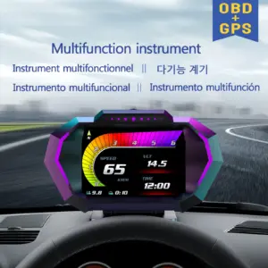 hud p24 obd2 gps display digital