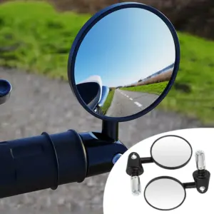 espelho retrovisor estendido guidão motocicleta