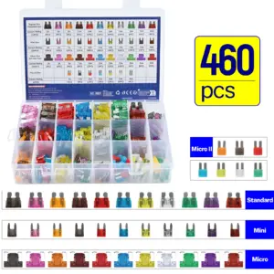 kit fusíveis automotivos 460 peças