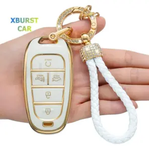 capa chave tpu hyundai 5 botões
