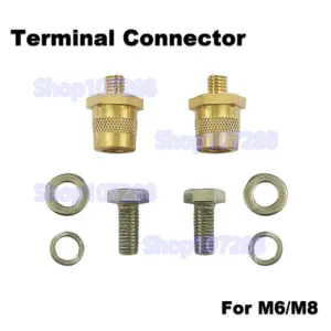 adaptador polo bateria latão m6/m8