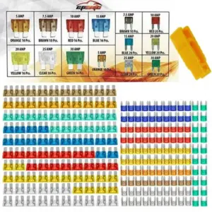 kit mini fusíveis lâmina automotivos