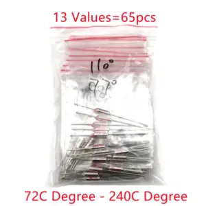 kit fusíveis térmicos 10a 250v