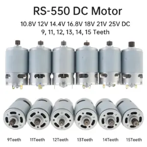 motor rs550 furadeira elétrica 10.8v 25v