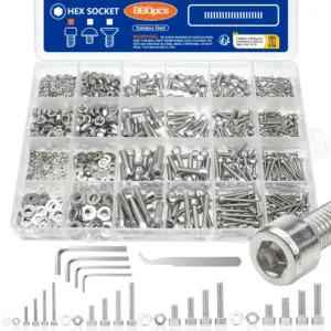 kit parafuso porca arruela inox