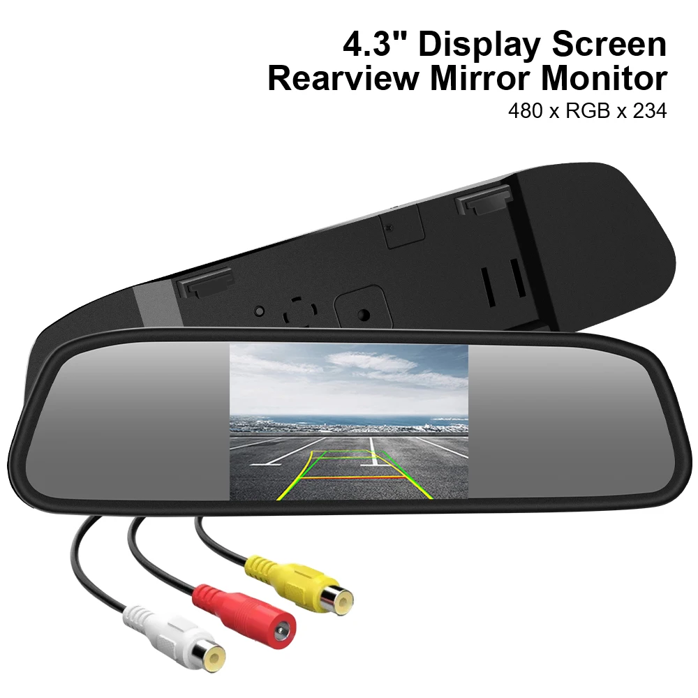 monitor retrovisor 4.3 polegadas