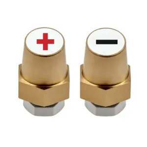 adaptador polos bateria latão 12v 24v