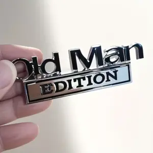 adesivo emblema 3d edição velho