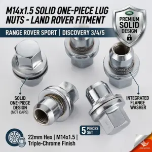 porcas de roda m14x1.5 land rover