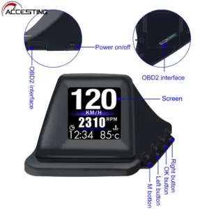 hud obd2 gps computador de bordo