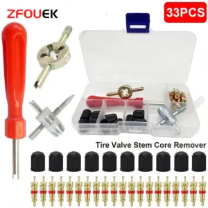 kit reparo válvula pneu 33 peças