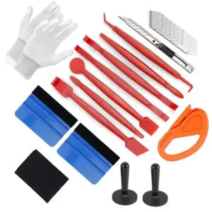 kit ferramentas aplicação vinil automotivo