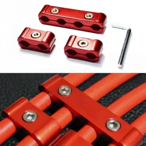Vela de ignição do carro fio elétrico braçadeira separador linha cabo de ignição clipe decoração automática 3 pçs para 8mm/9mm/10mm accesssories