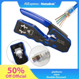 alicate crimpador rj45 pass-through