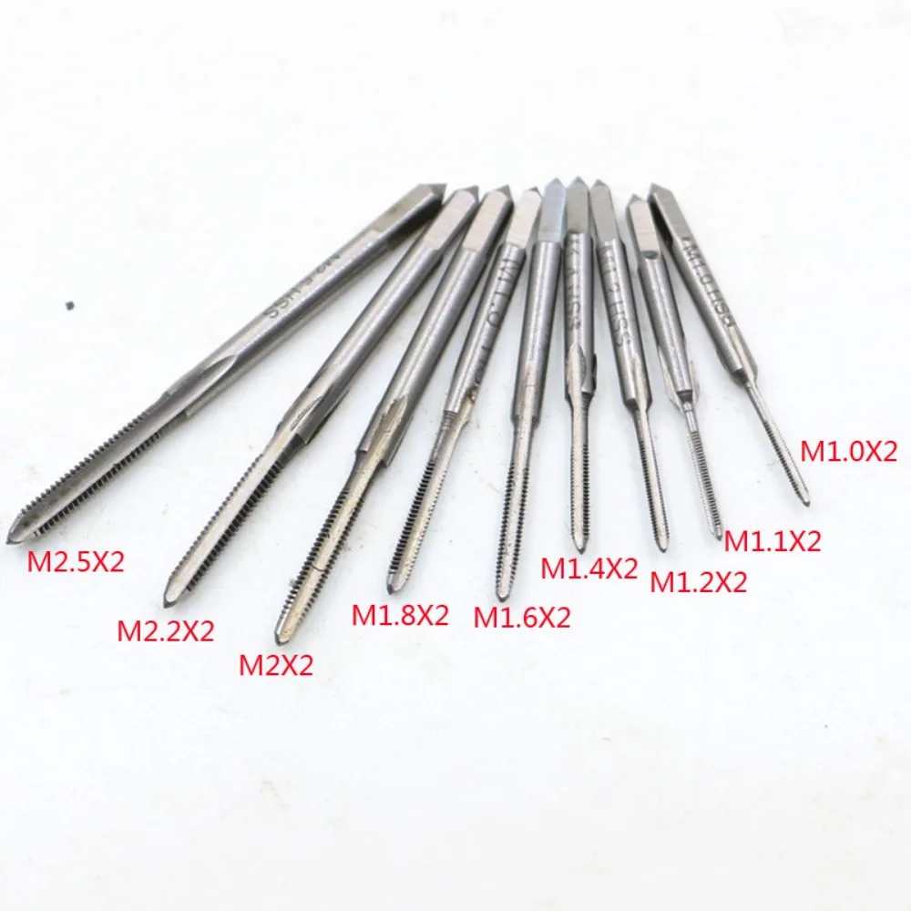 Kit de Machos e Cossinetes M1 a M2.5 de Aço Carbono 30 Peças - Imagem 4