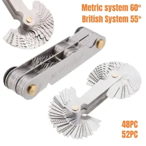 medidor de rosca métrica 55/60 graus