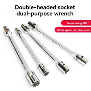 jogo chave soquete tubo dupla face 8-23mm