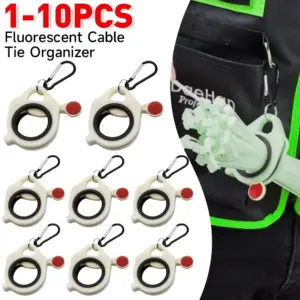 organizador de cabo fluorescente portátil
