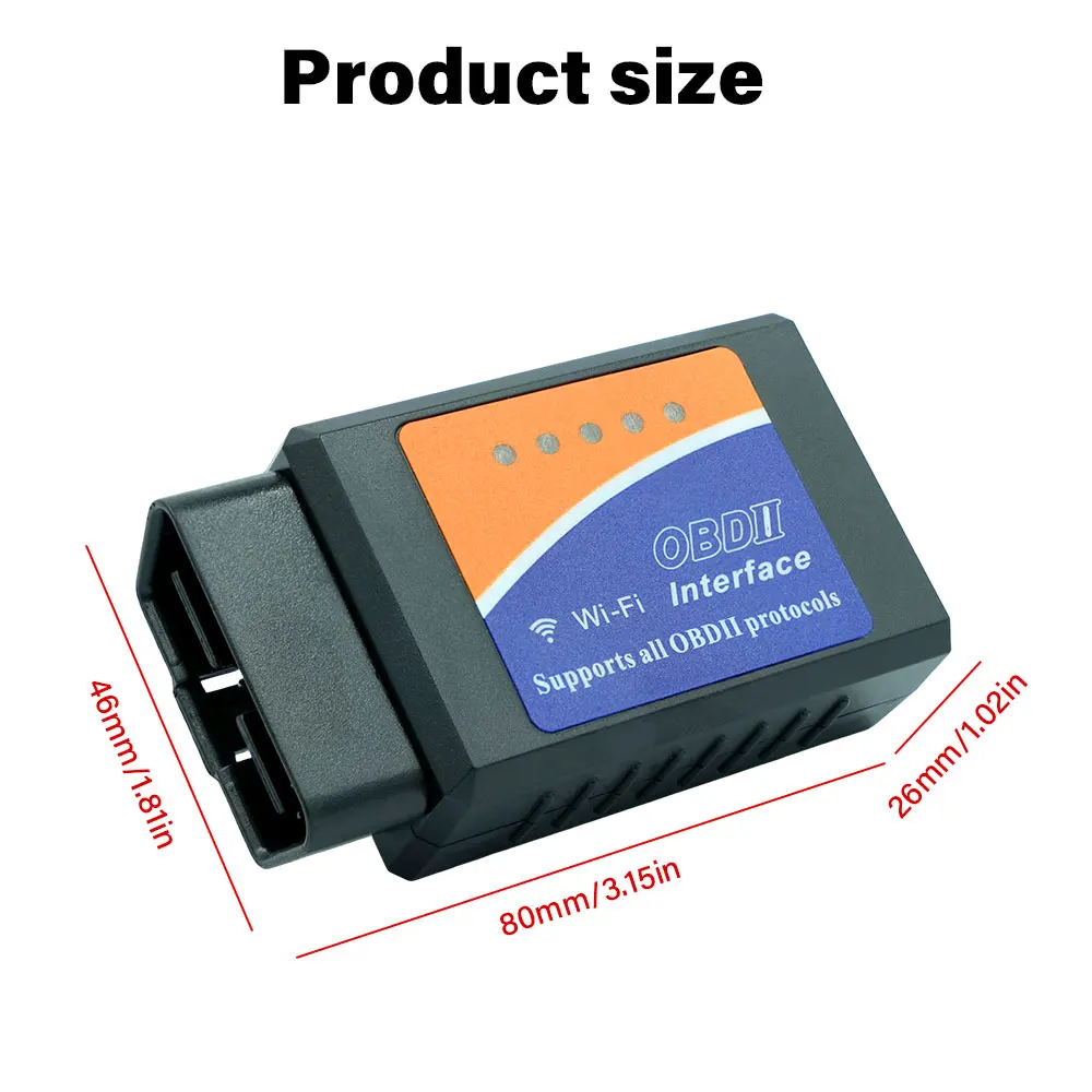 Scanner OBD2 Bluetooth ELM327 V1.5 para Android iOS - Imagem 6