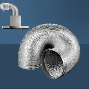 tubo de ventilação flexível alumínio