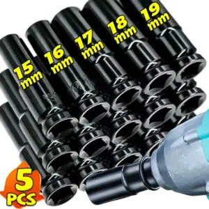 soquete de impacto profundo 15mm 1/2 polegada