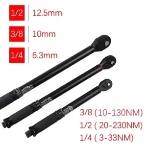 chave de torque 3-230nm encaixe ajustável