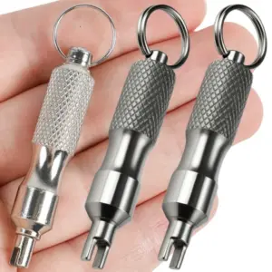 chaveiro extrator de válvulas de pneu schrader